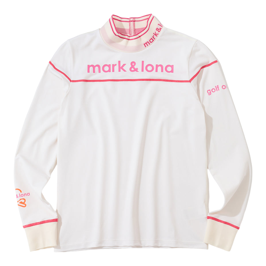 【MARK＆LONA】Tribe Fit Neck レディース モック OFF WHITE（MAL-MLW5CAU03)