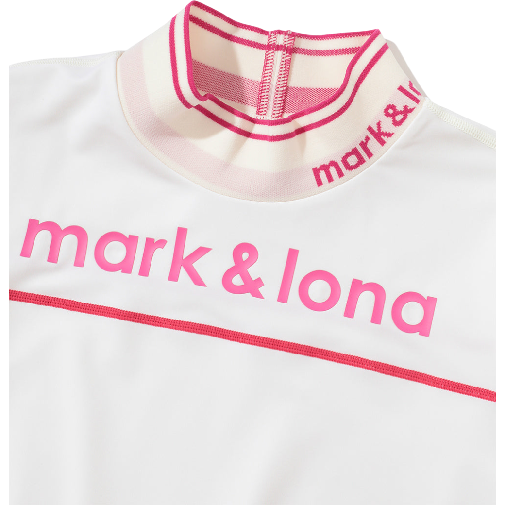 【MARK＆LONA】Tribe Fit Neck レディース モック OFF WHITE（MAL-MLW5CAU03)