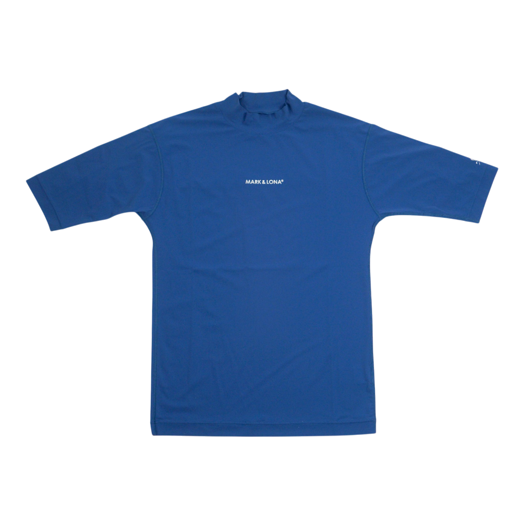 【MARK＆LONA】Resolution Tech Mock メンズ モックネックTシャツ NAVY（MAL-MLM2CAA01）