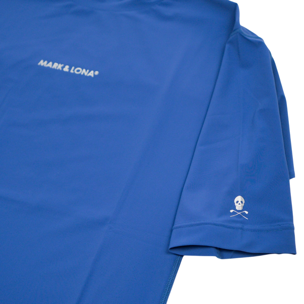 【MARK＆LONA】Resolution Tech Mock メンズ モックネックTシャツ NAVY（MAL-MLM2CAA01）