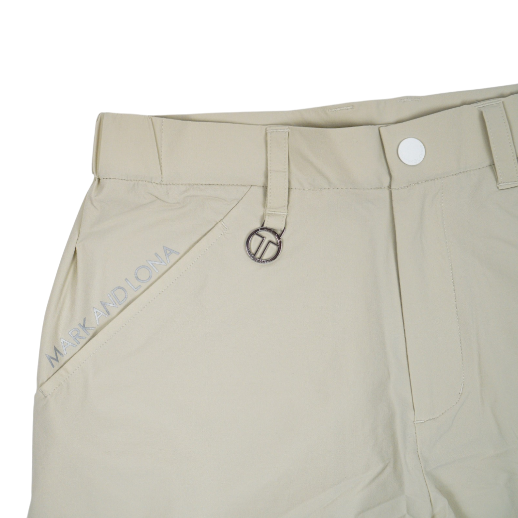 【MARK＆LONA】T-LINE Summit Tapered Shorts メンズ ショートパンツ BEIGE（MAL-MXM5AAT02）