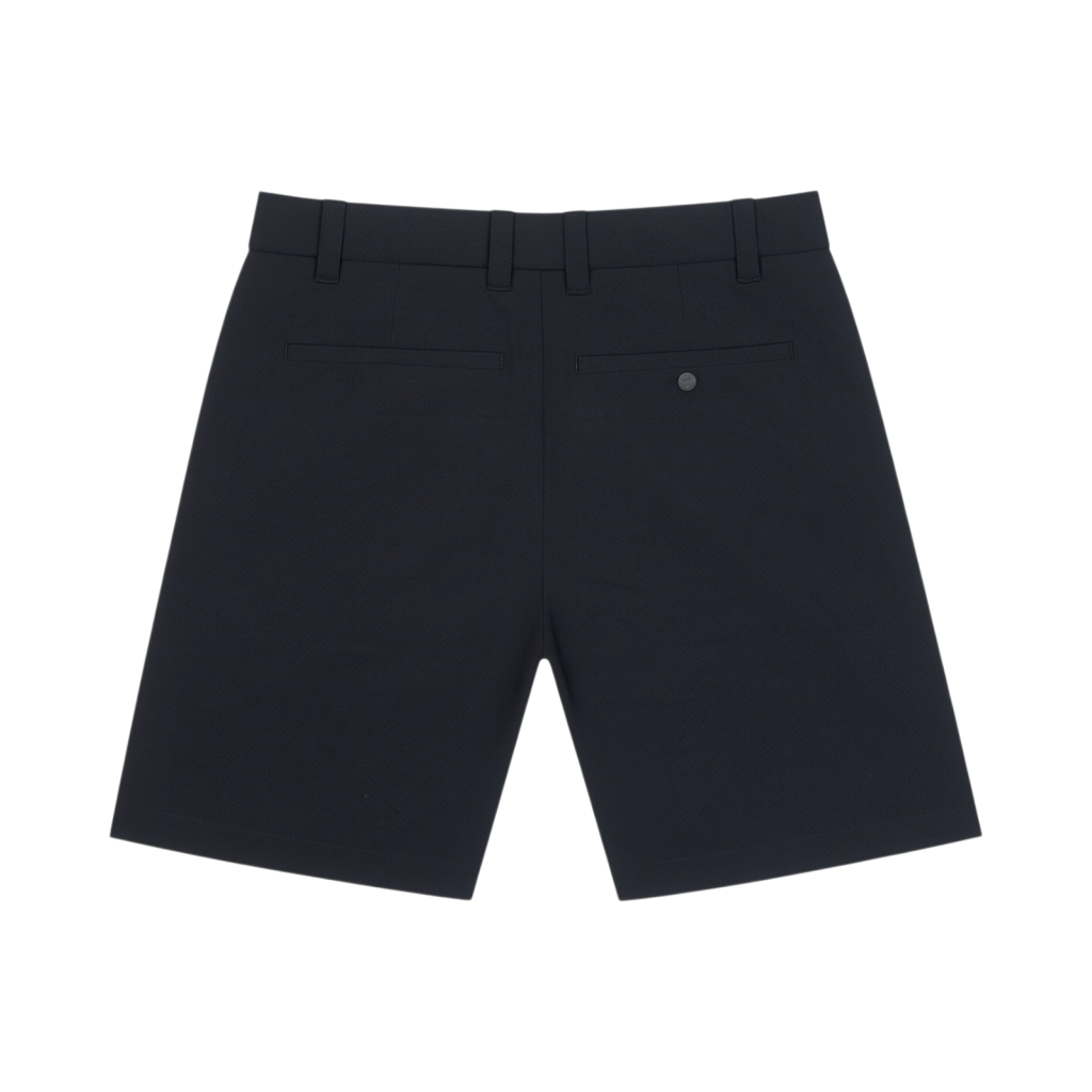 【MARK＆LONA】T-LINE Summit Tapered Shorts メンズ ショートパンツ BLACK（MAL-MXM5AAT02）