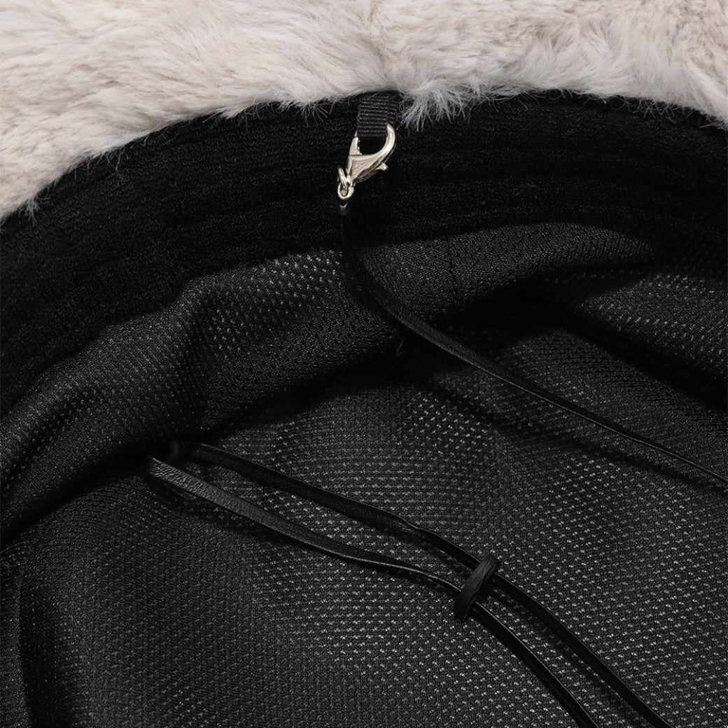 【MARK&LONA】フェイクファーバケットハット WHITE（MAL-MLF5CFC16）