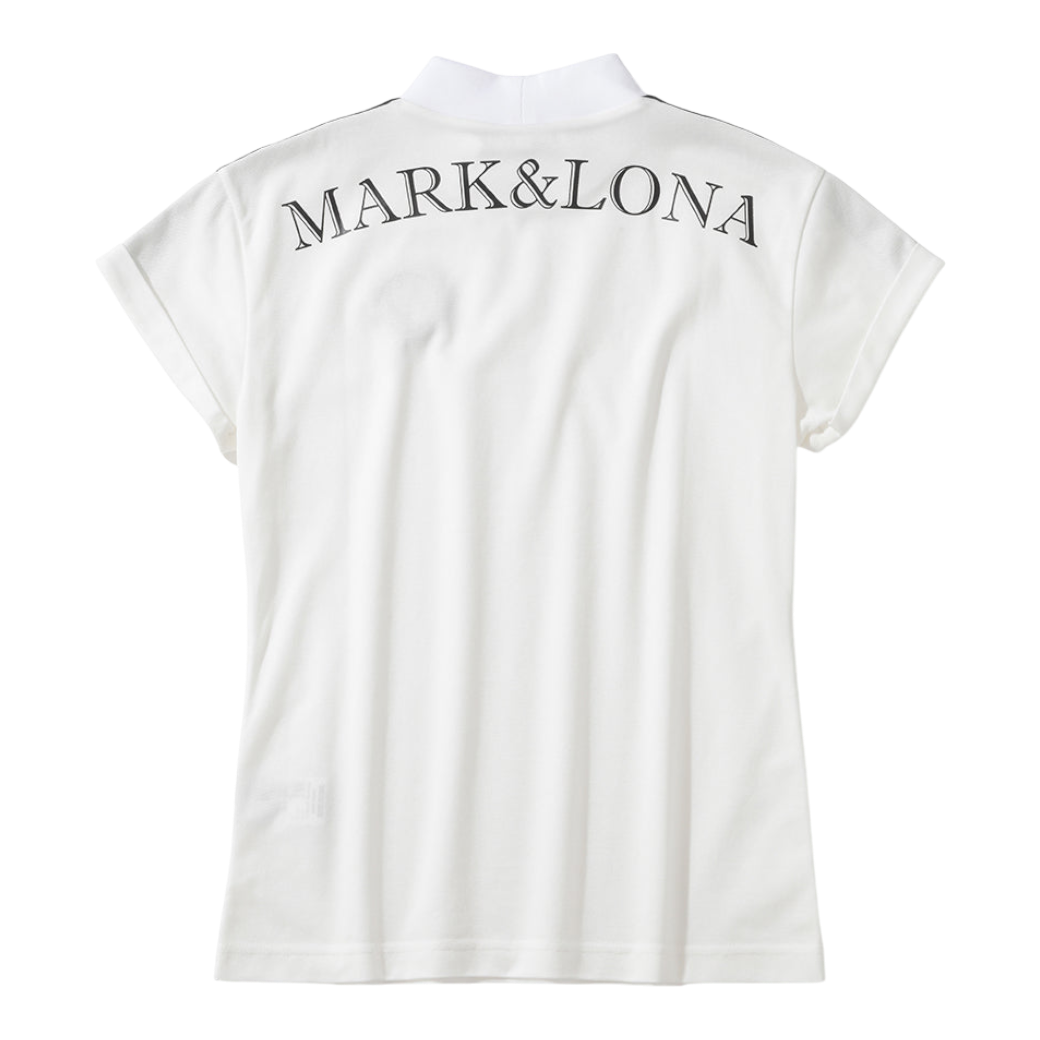 【MARK＆LONA】Eve Mock Tee Tシャツ レディース モック WHITE（MAL-MLW4CAA01)
