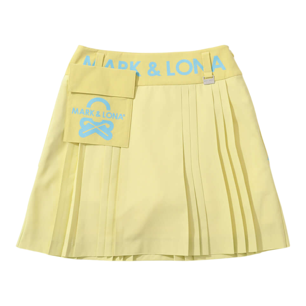 【MARK＆LONA】Ever Motion Swing Skirt スカート YELLOW（MAL-MLW5AAE04)