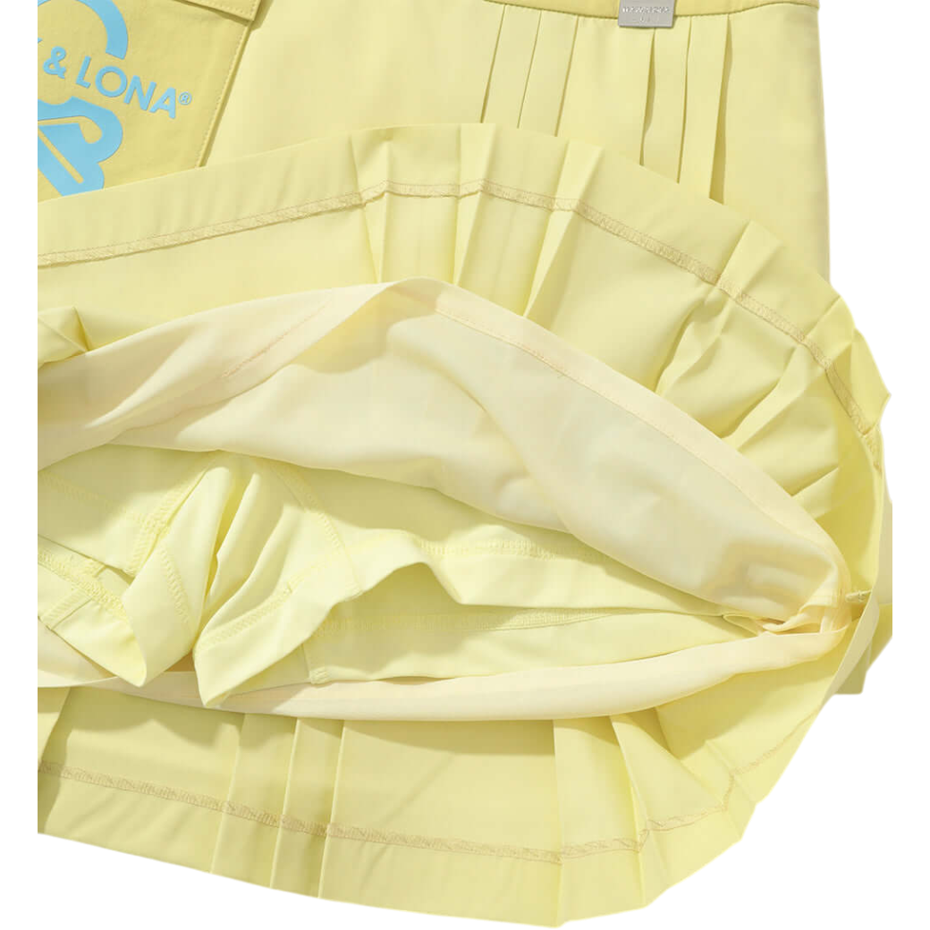 【MARK＆LONA】Ever Motion Swing Skirt スカート YELLOW（MAL-MLW5AAE04)