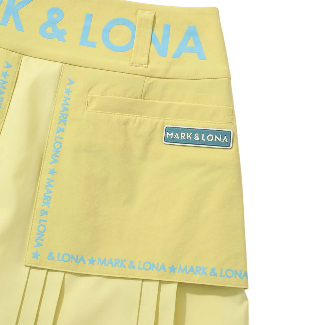【MARK＆LONA】Ever Motion Swing Skirt スカート YELLOW（MAL-MLW5AAE04)
