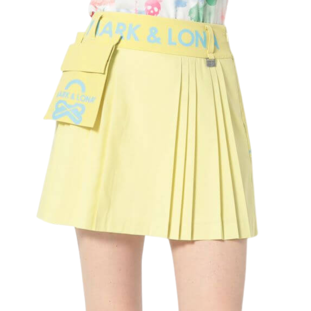 【MARK＆LONA】Ever Motion Swing Skirt スカート YELLOW（MAL-MLW5AAE04)