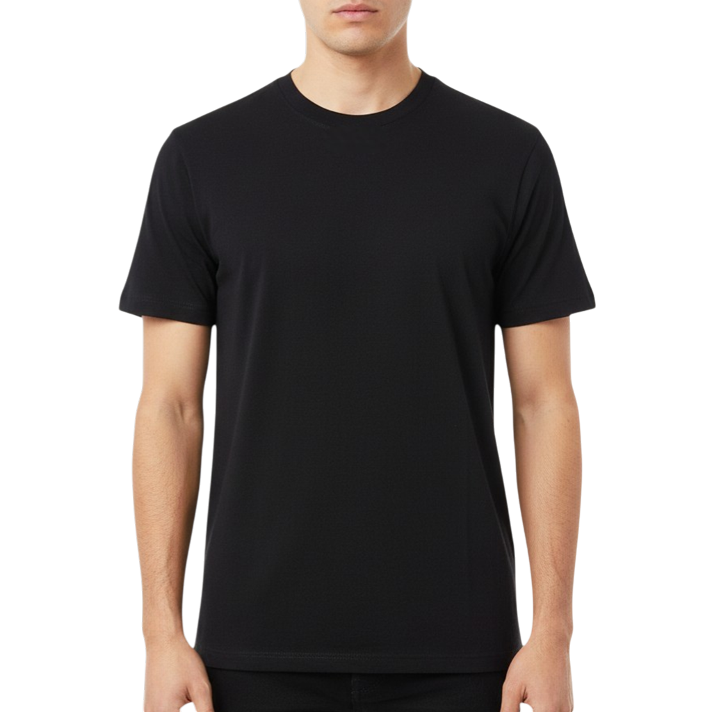 【muta】FLOCKY BLUE MONDAY Tシャツ ブラック S M（MUT-MMAX-434351)