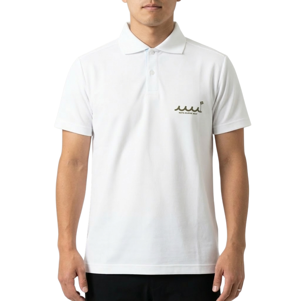 【muta】UNCLE ポロシャツ ホワイト M（MUT-MMAX-446323）