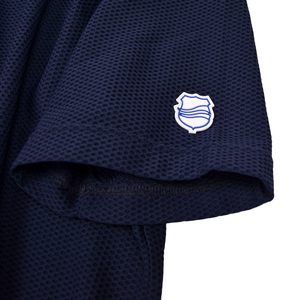 【muta】メッシュ ポロシャツ 半袖 ネイビー（MUT-MMBC7256078）