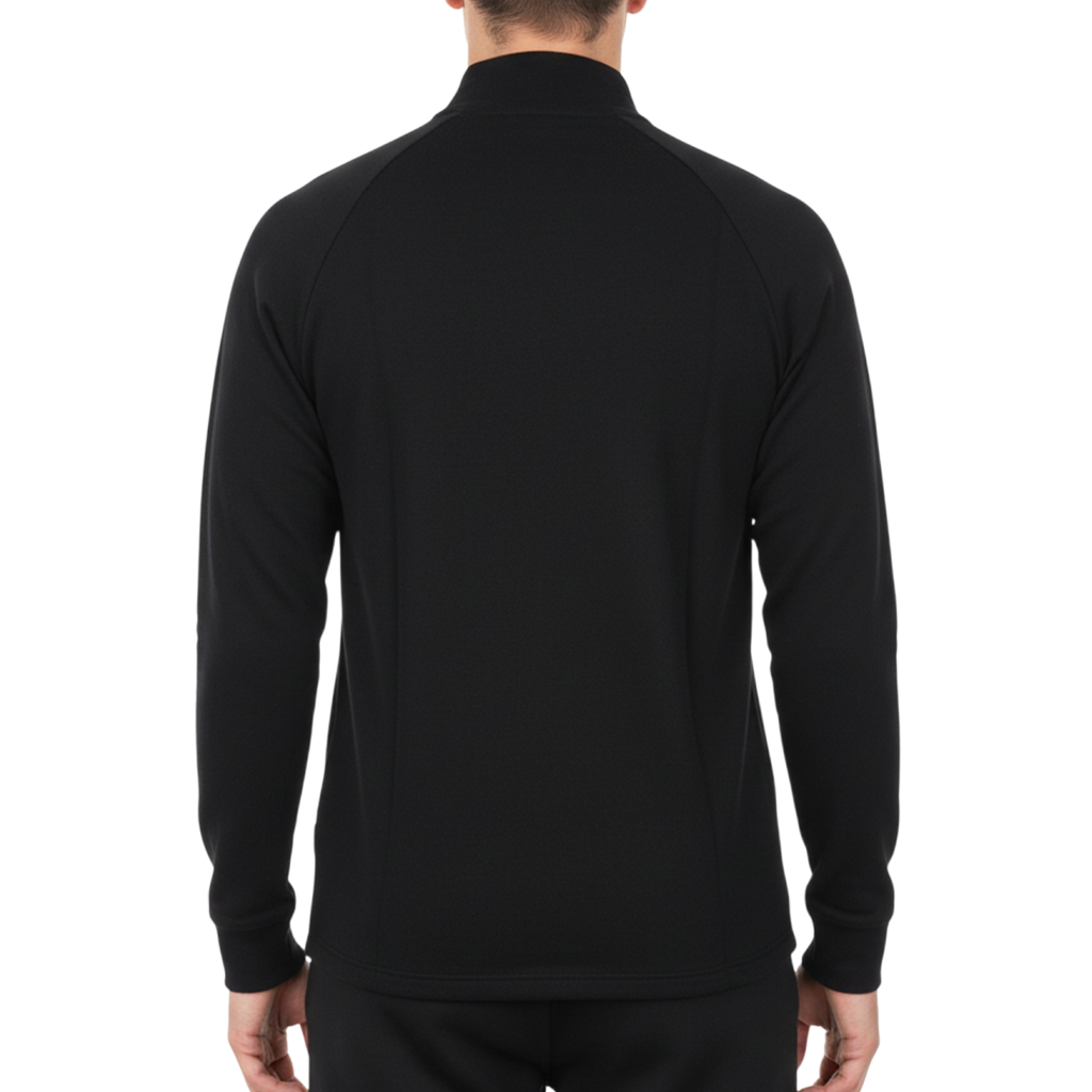 【muta】モックネック ポンチ素材 ブルゾン Ｌ ブラック（MUT-MMBC-191208）