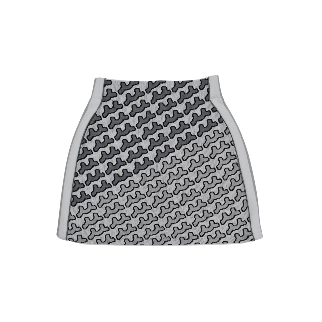 【MUTA】WAVE PATTERN ジャガードスカート GRAY (MUT-MMBCJ220302)