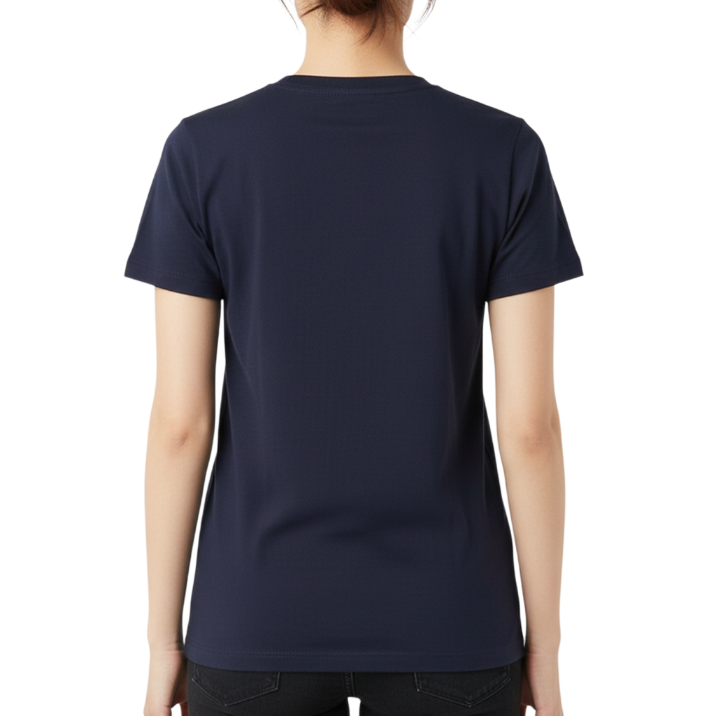 【muta】ISLAND STAMP Tシャツ ネイビー レディース フリーサイズ（MUT-MMKW-434606)