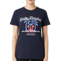 【muta】ISLAND STAMP Tシャツ ネイビー レディース フリーサイズ（MUT-MMKW-434606)