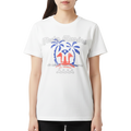 【muta】ISLAND STAMP Tシャツ ホワイト レディース フリーサイズ（MUT-MMKW434606)