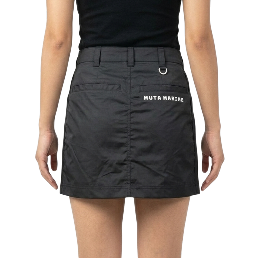 【muta】SOLOTEX 4WAYストレッチ スカート S（ブラック） MMMK-445021