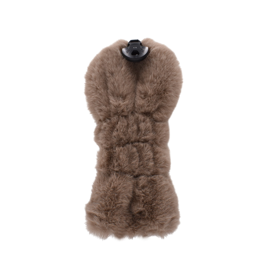 【muta】2TONE FUR UT ヘッドカバー [ホワイト/ベージュ]　(MGBC-220429)