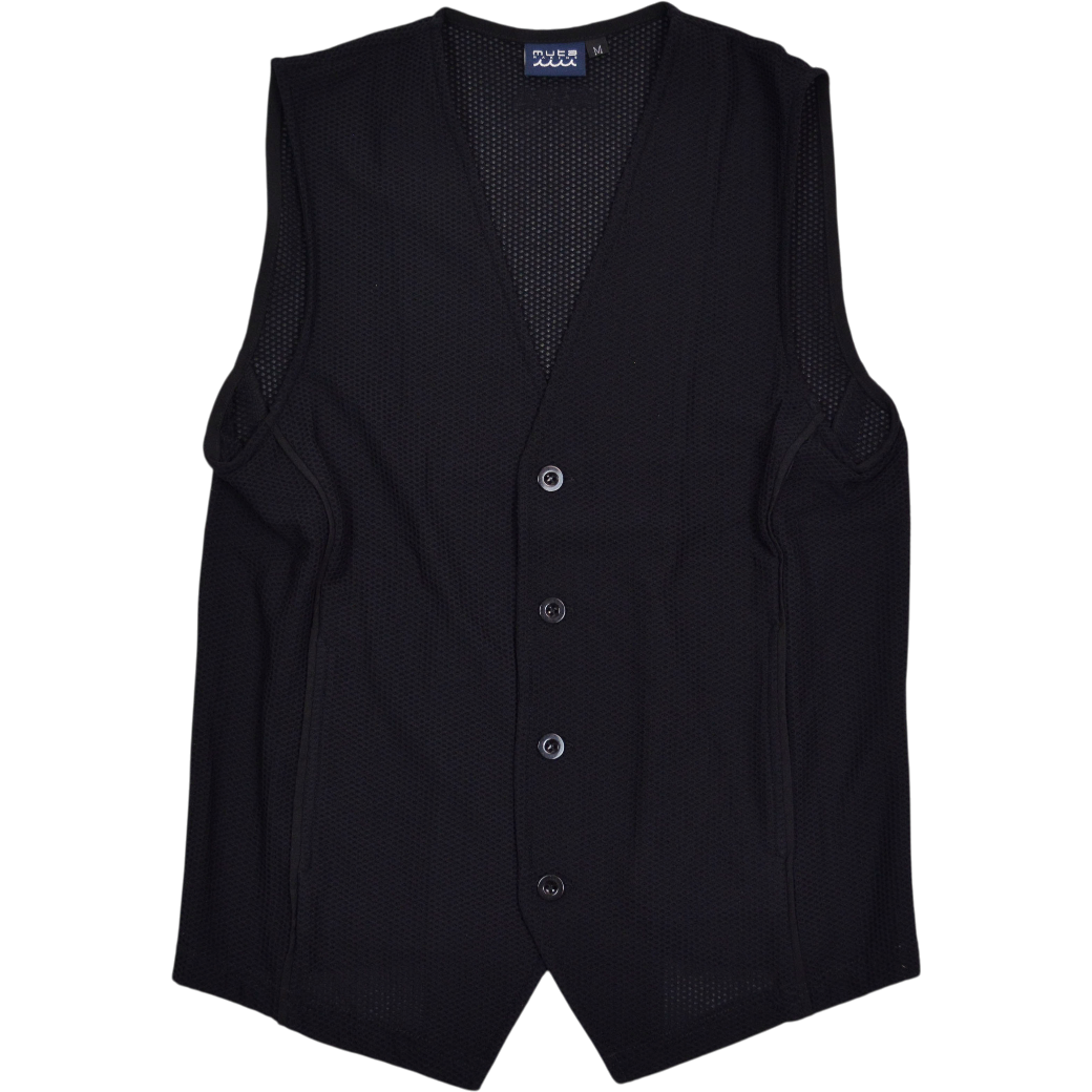【muta】メッシュ ベスト ブラック M L XL（MUT-MMBC180810）