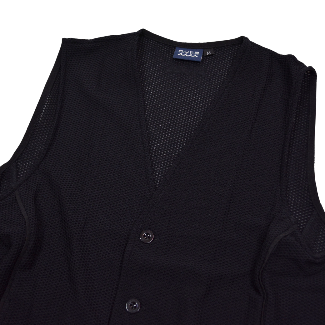 【muta】メッシュ ベスト ブラック M L XL（MUT-MMBC180810）