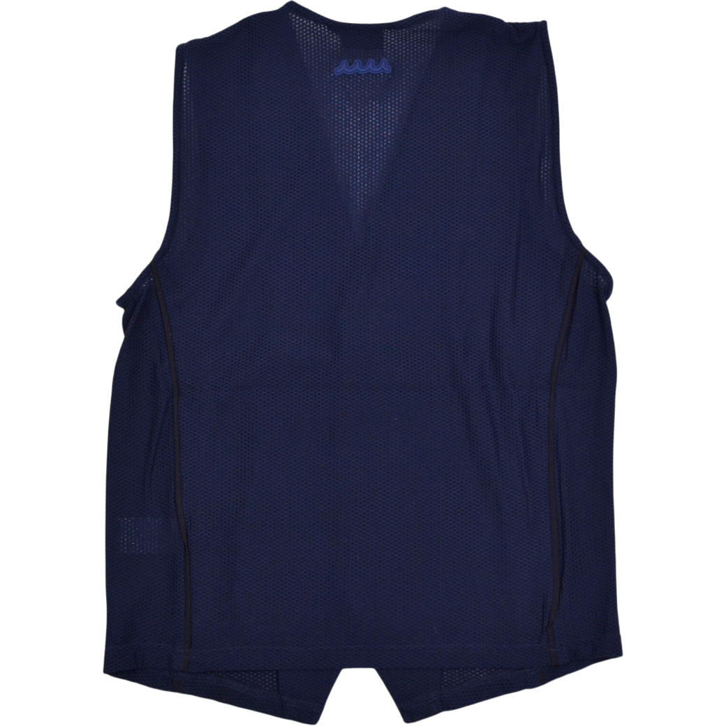 【muta】メッシュ ベスト ネイビー M L（MUT-MMBC180810）