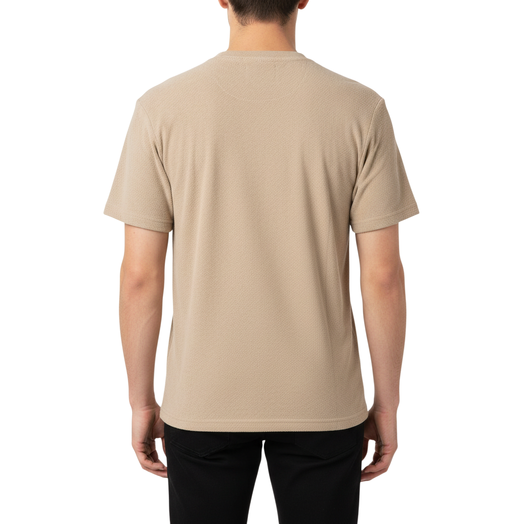 【muta】パイル Tシャツ ベージュ S（MUT-MMJC434368)