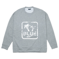 【MUTA】BLUE MONDAY クルーネックスウェット GY（MUT-MMBC220231）