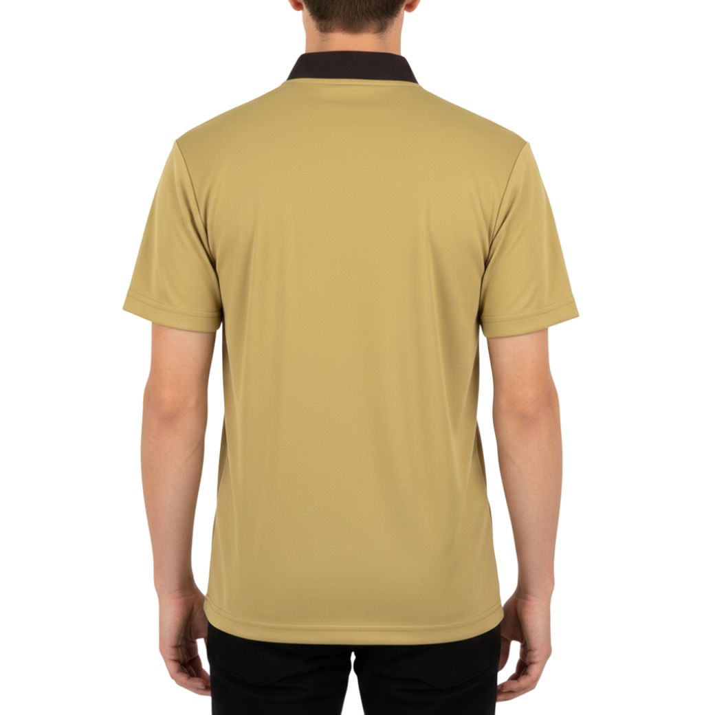 [MUTA] Kanoko Mock Neck Shirt, Beige (MMJC-446223) 