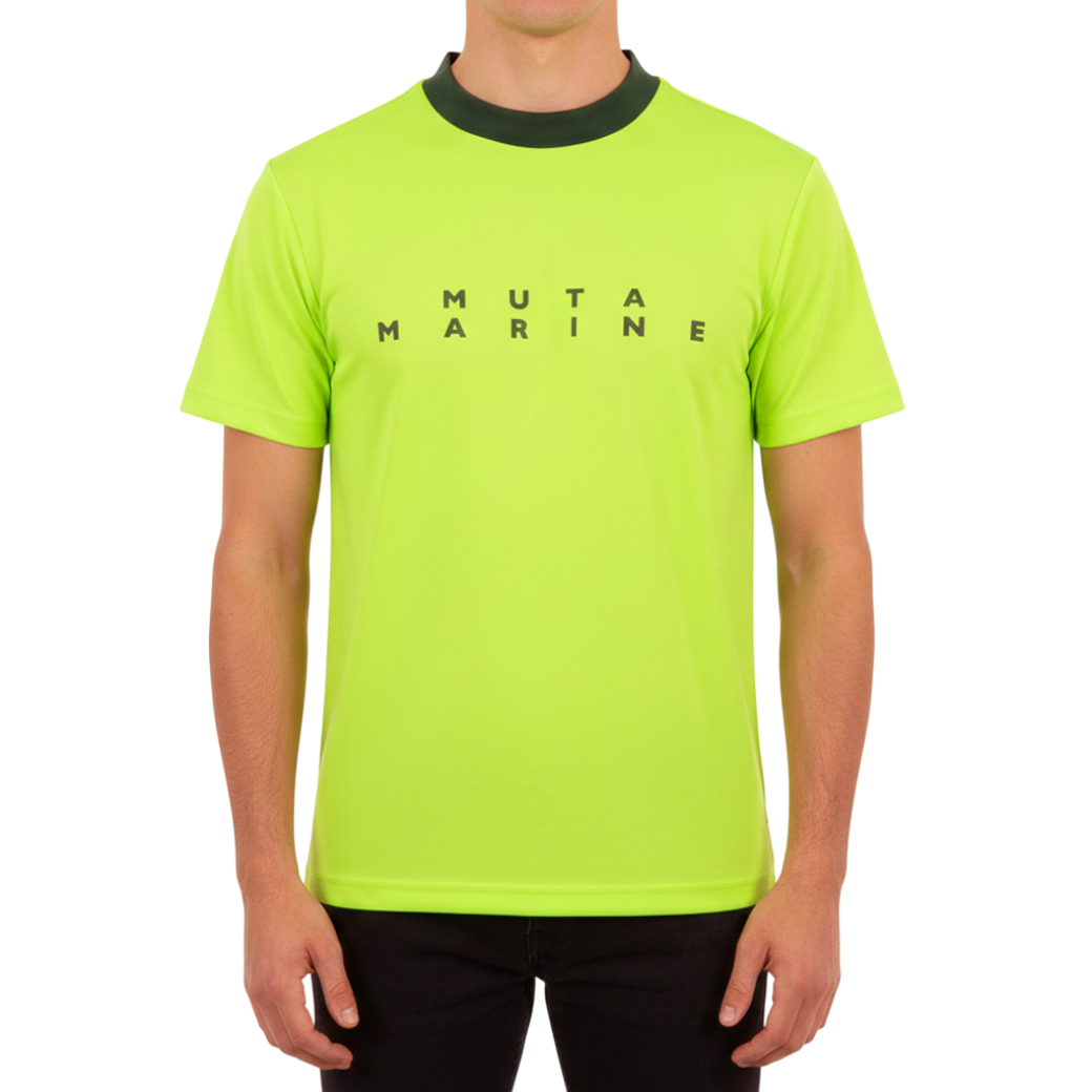 [MUTA] Kanoko Mock Neck Shirt, Yellow (MMJC-446223) 