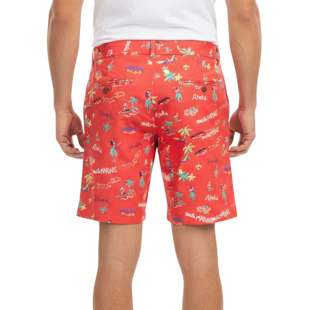 MUTA Hawaiian Shorts, Orange (MMJC-444159) 