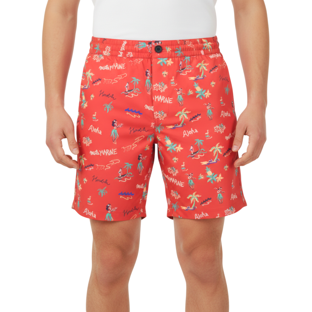 MUTA Hawaiian Shorts, Orange (MMJC-444159) 