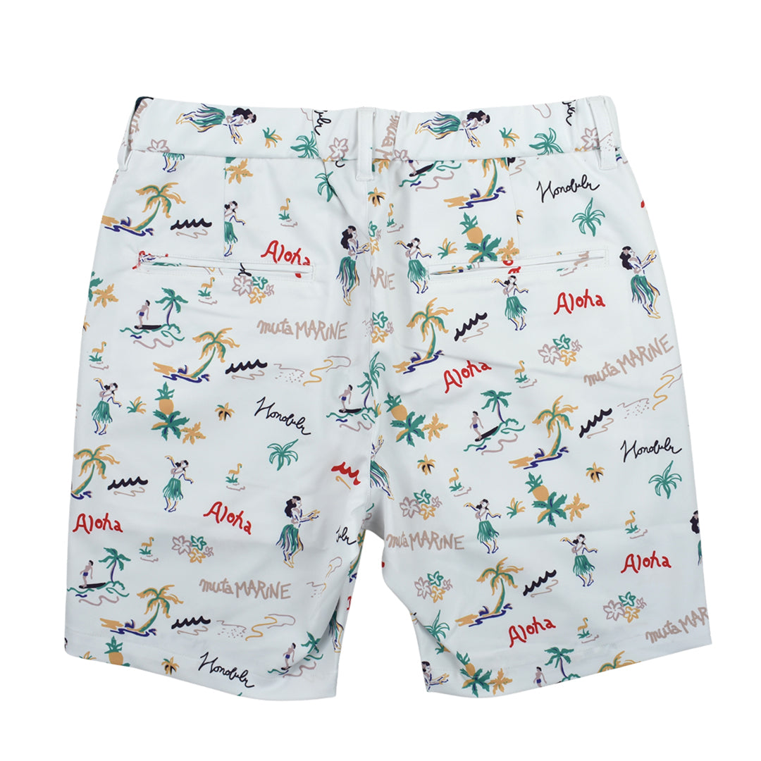 MUTA】ハワイアン ショートパンツ WHITE (MMJC-444159)