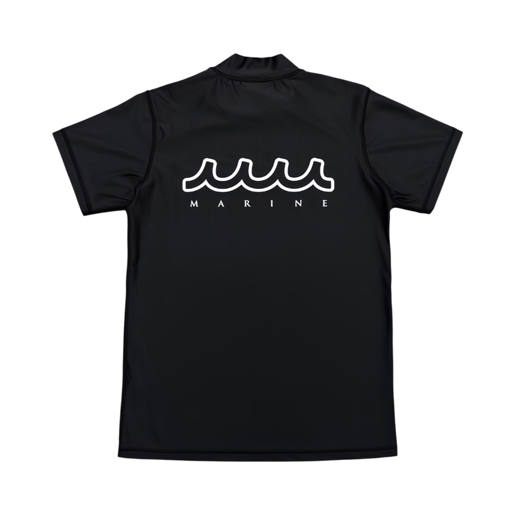 【MUTA】クールタッチ モックネックシャツ BLACK S (MUT-MMMK446206)