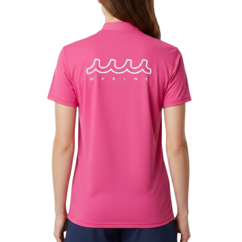 【MUTA】クールタッチ モックネックシャツ PINK レディース S M (MUT-MMMK446206)
