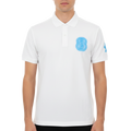 【muta】ネオンロゴ ポロシャツ ホワイト L XL（MUT-MMMP446294)