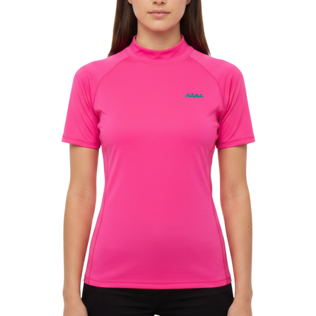 【MUTA】モックネックシャツ PINK レディース WF (MUT-MMTK439007)