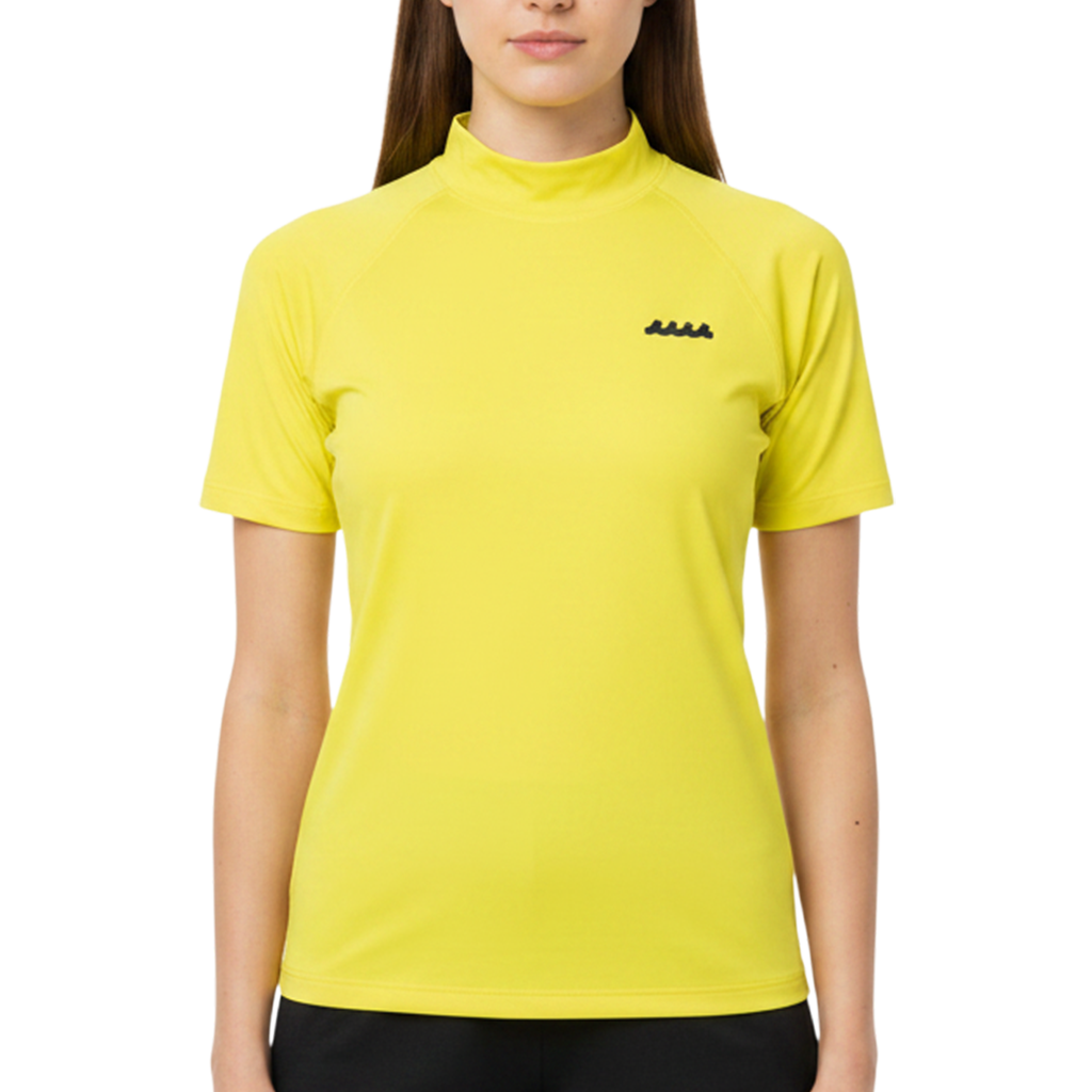 【MUTA】モックネックシャツ YELLOW レディース WF (MUT-MMTK439007)