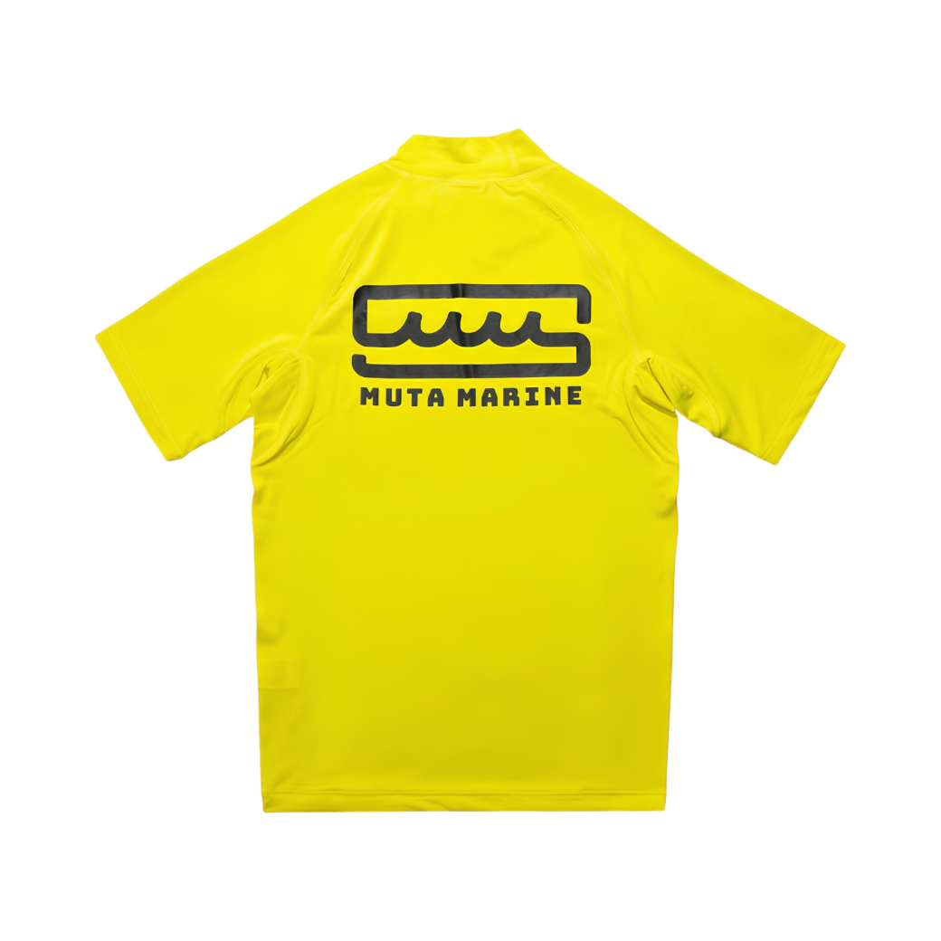 【MUTA】モックネックシャツ YELLOW M (MUT-MMTK439007)