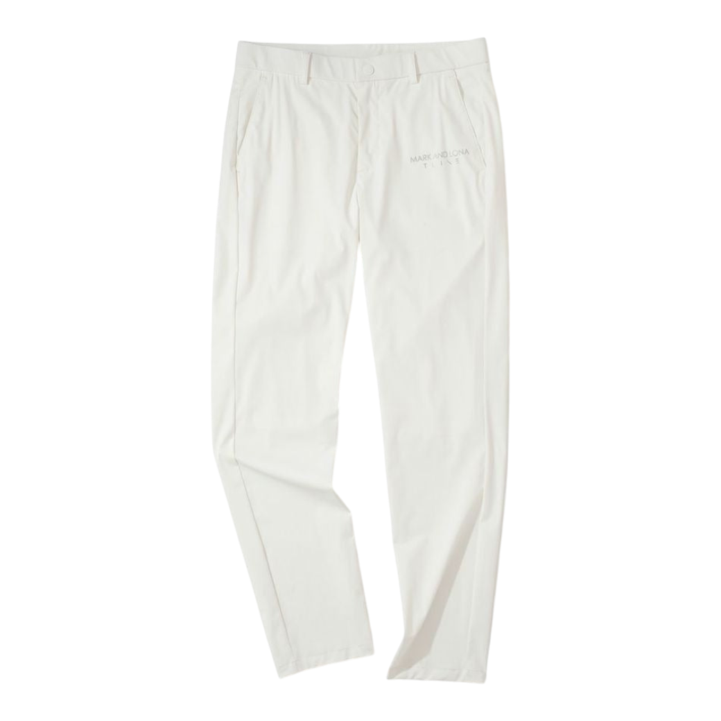 【MARK＆LONA】Aero Flex Tapered Trousers メンズ ロングパンツ WHITE（MAL-MXM5AAT01）