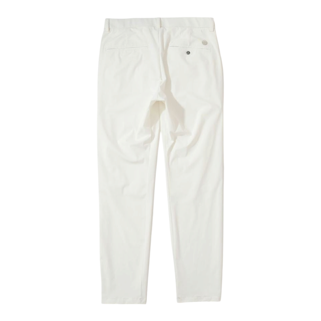 【MARK＆LONA】Aero Flex Tapered Trousers メンズ ロングパンツ WHITE（MAL-MXM5AAT01）