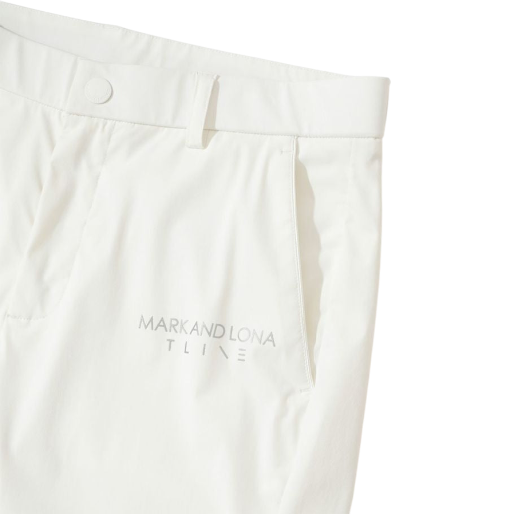【MARK＆LONA】Aero Flex Tapered Trousers メンズ ロングパンツ WHITE（MAL-MXM5AAT01）