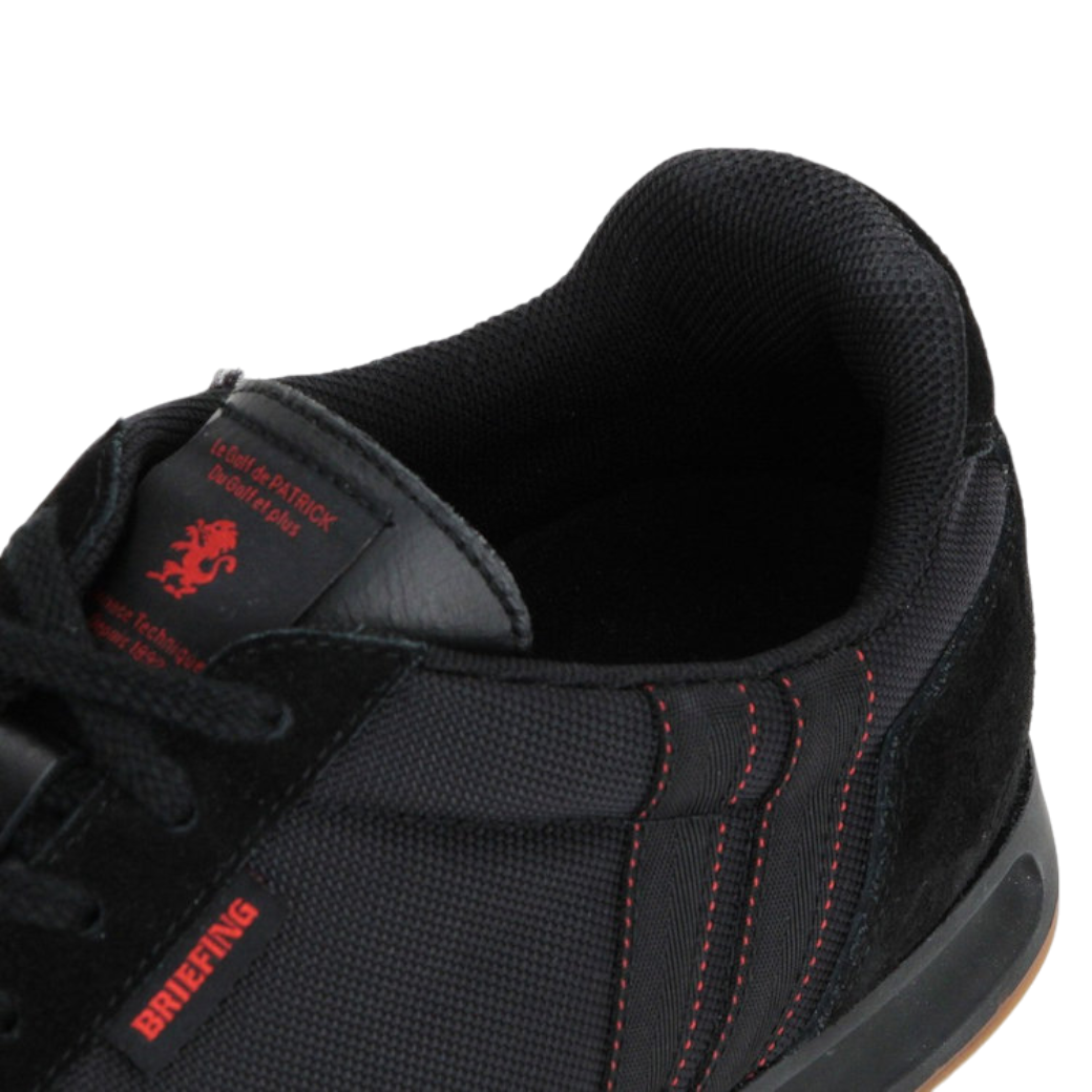 【Le Golf de PATRICK× BRIEFING】BG2501 LIVERPOOL/BRIEFING ゴルフシューズ BLACK（PAT-BG2501）