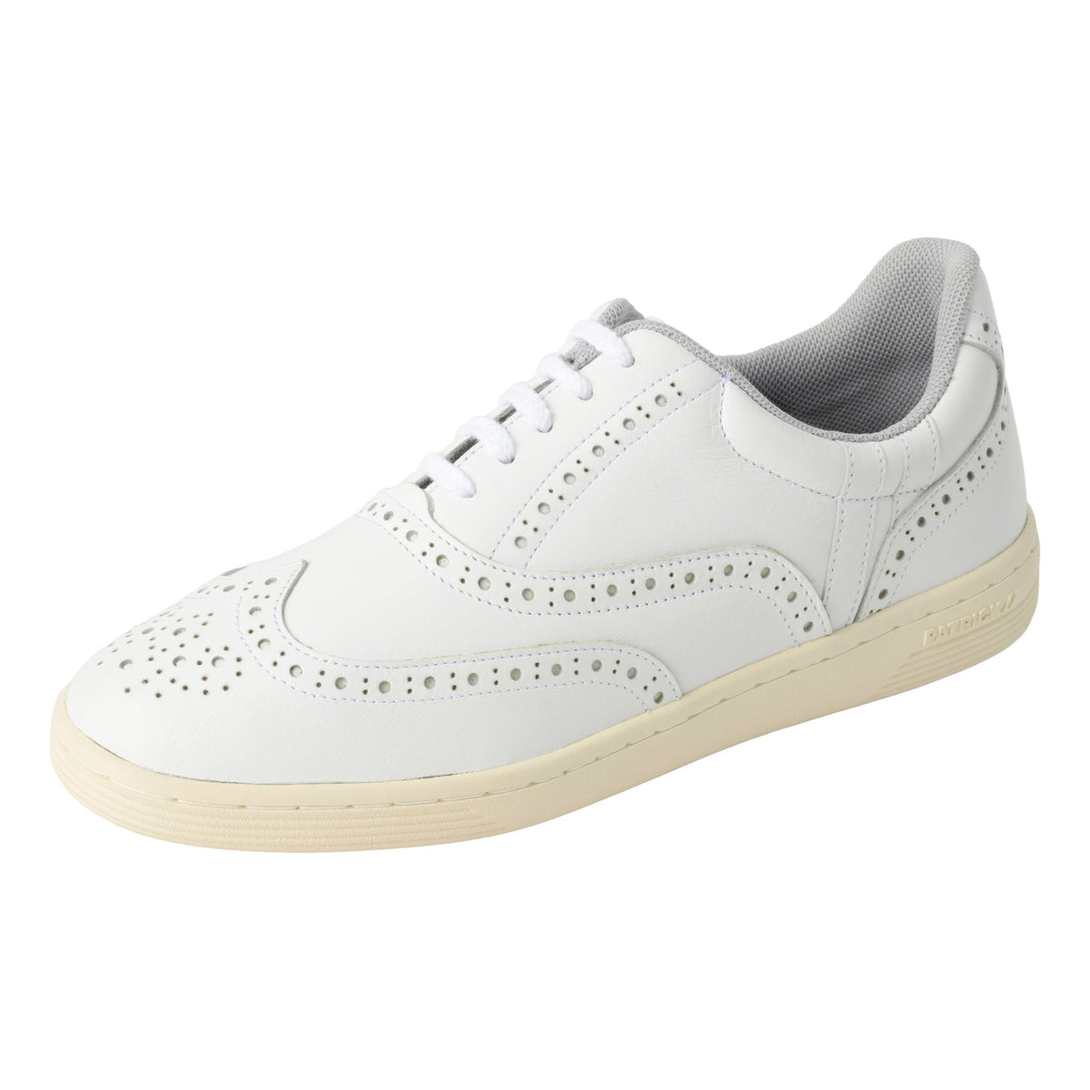 【PATRICK】メンズ ロアンヌカップ レザー ROANNE-CP/L WHT（PAT-G3400）