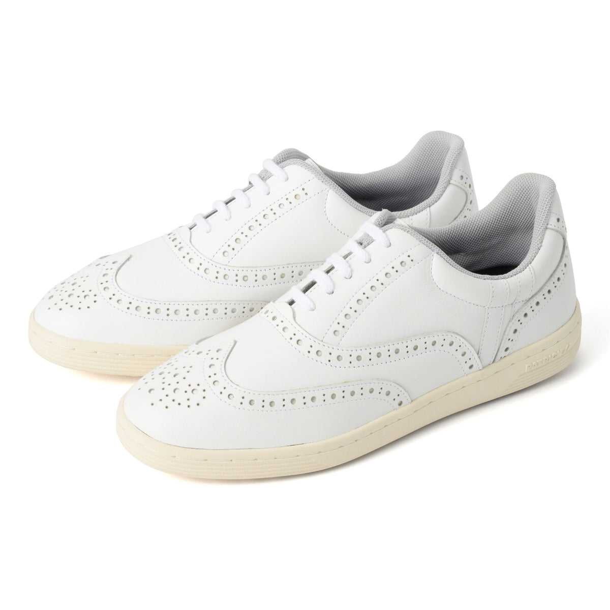 【PATRICK】メンズ ロアンヌカップ レザー ROANNE-CP/L WHT（PAT-G3400）