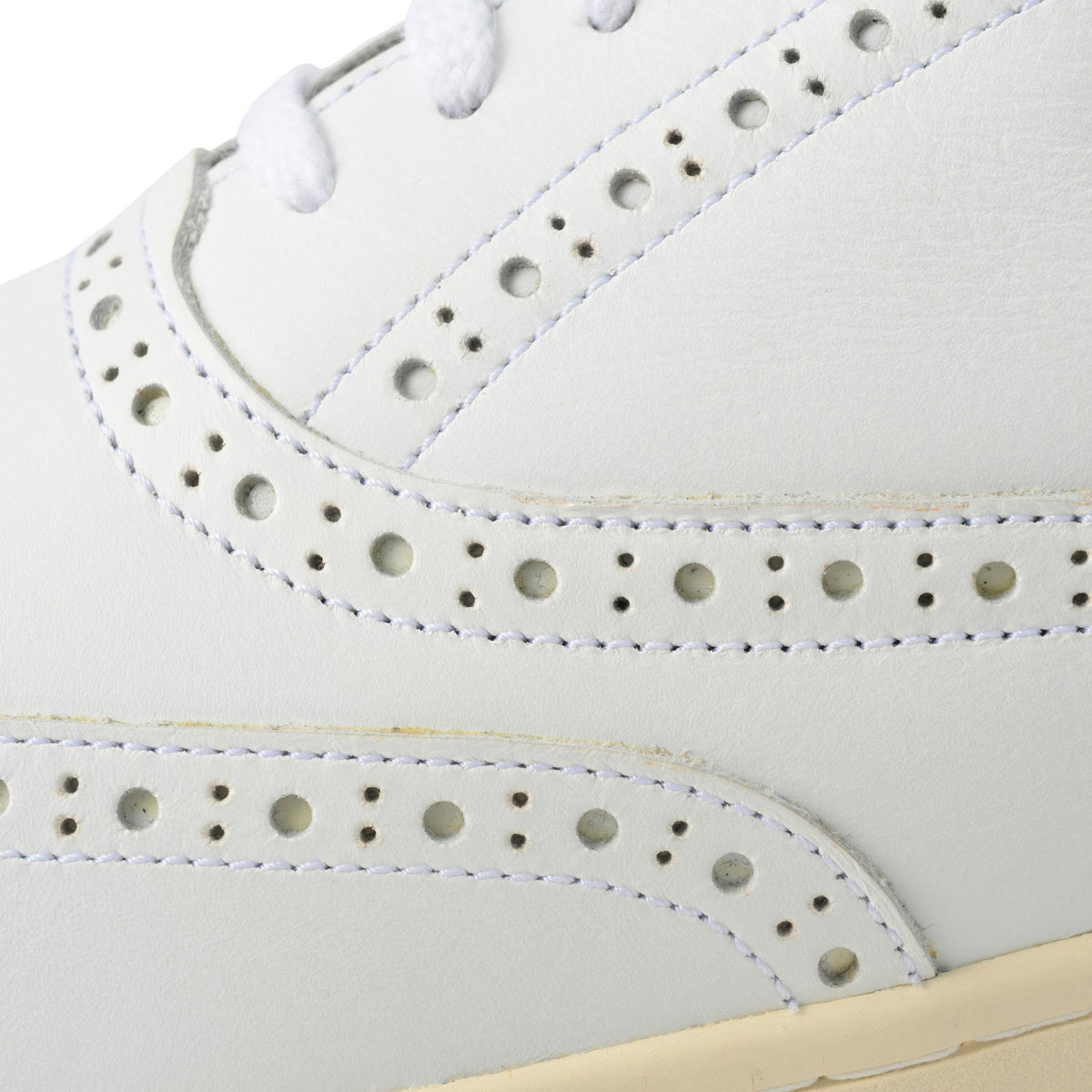 【PATRICK】メンズ ロアンヌカップ レザー ROANNE-CP/L WHT（PAT-G3400）