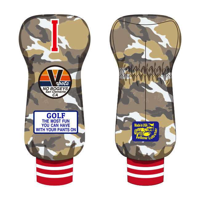 [yellow lobster] Desert Camo Pants On DR FW UT Head Cover 5-Piece Set