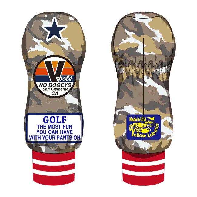 [yellow lobster] Desert Camo Pants On DR FW UT Head Cover 5-Piece Set