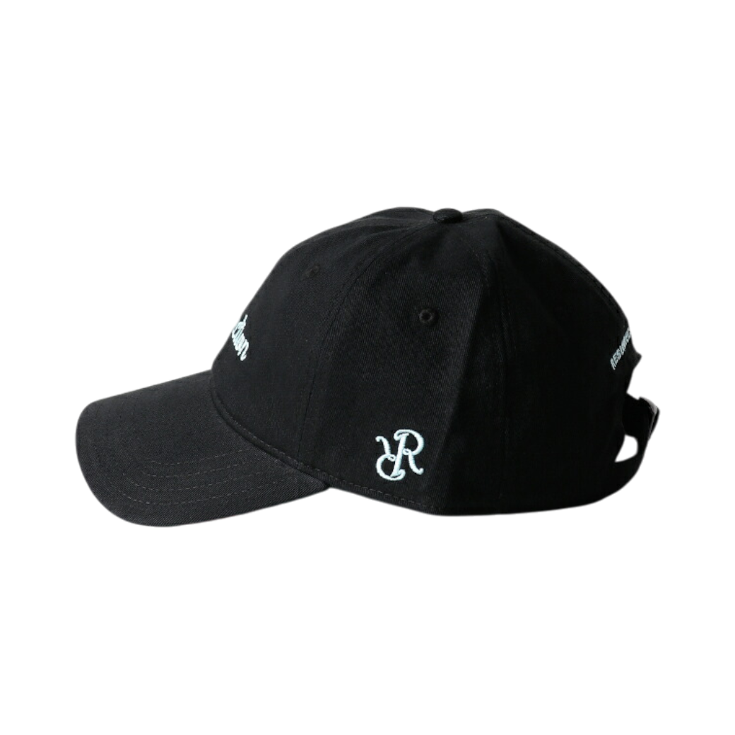 【Resurrection】ベーシックロゴキャップ 丸山茂樹プロエディション BLACK/MINT BLUE（RES-BF12CAP10MAR）