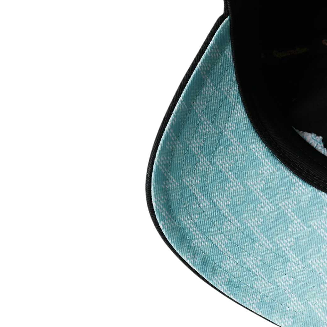 【Resurrection】ベーシックロゴキャップ 丸山茂樹プロエディション BLACK/MINT BLUE（RES-BF12CAP10MAR）