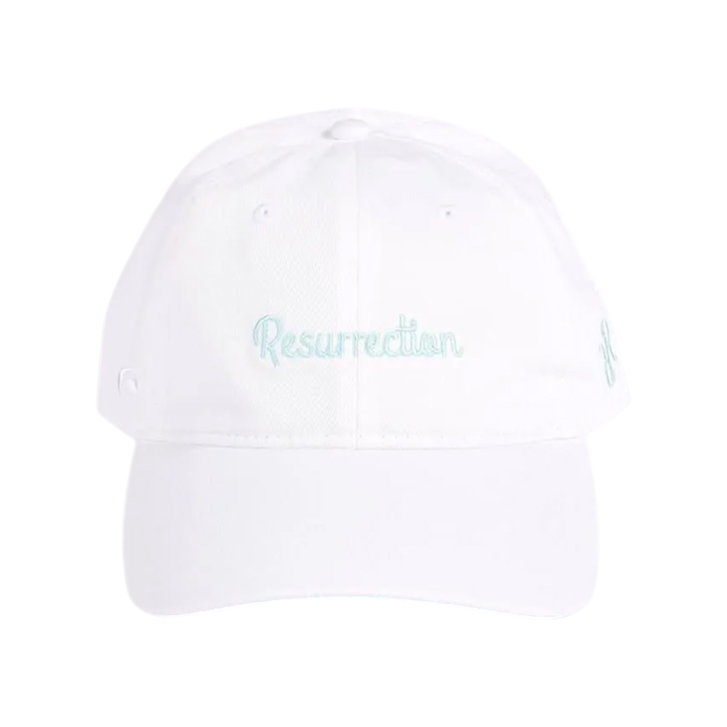 【Resurrection】ベーシックロゴキャップ 丸山茂樹プロエディション WHITE/MINT BLUE（RES-BF12CAP10MAR）